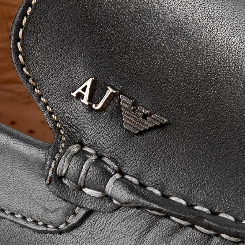 Logo Details Business Casual Shoes