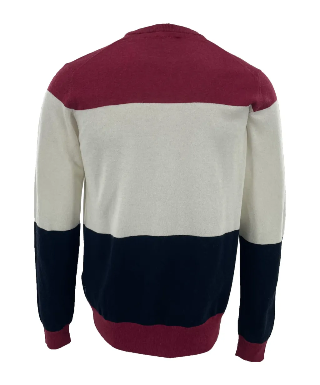 Round-Collar And Long-Sleeved Sweater