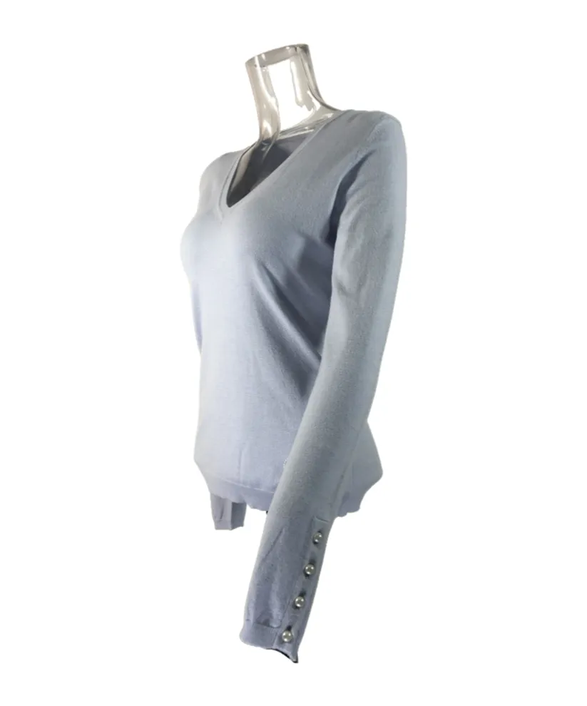 V-Neck Long-Sleeved Sweater
