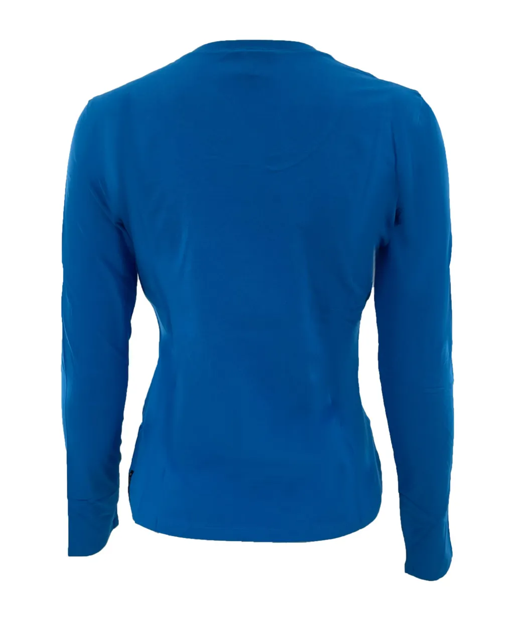 Round Collar And Long-Sleeved T-Shirt
