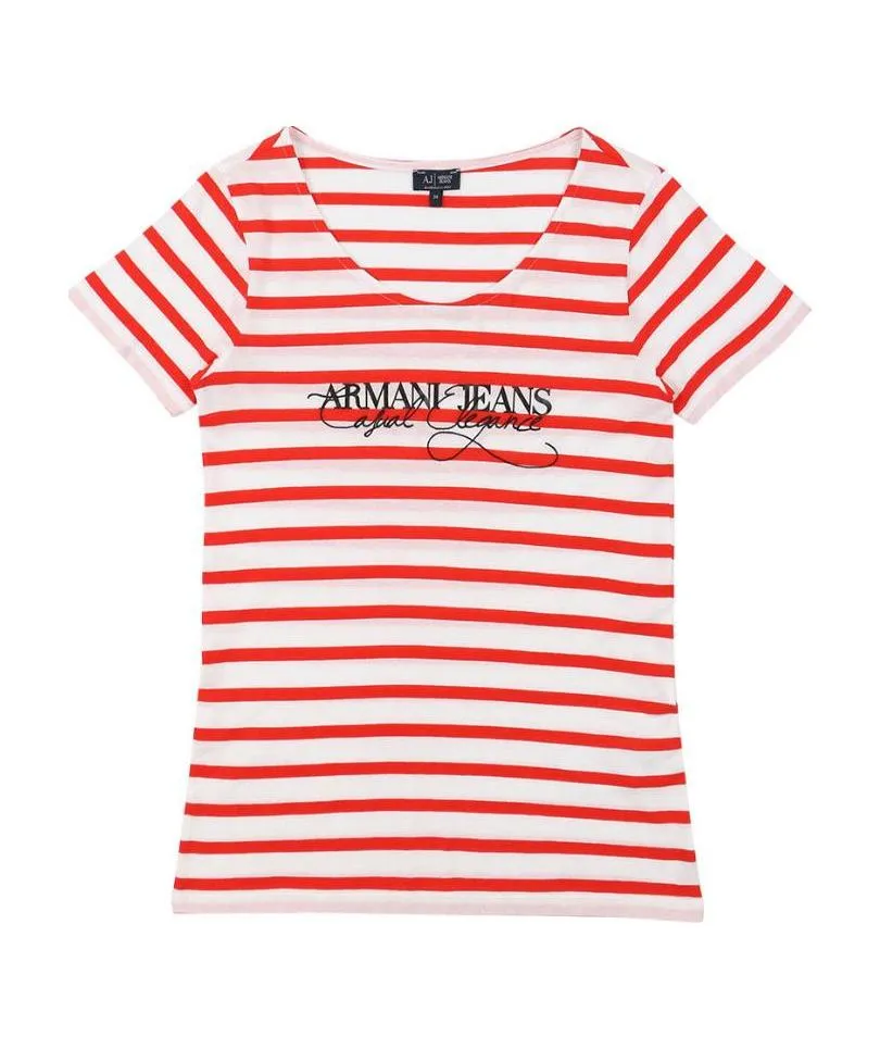 Round Neck Striped T-Shirt