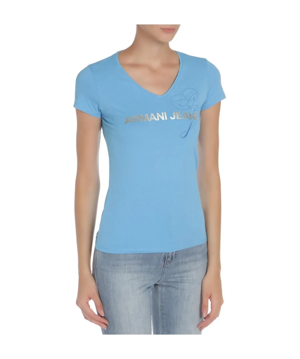 Small V-Collar T-Shirt