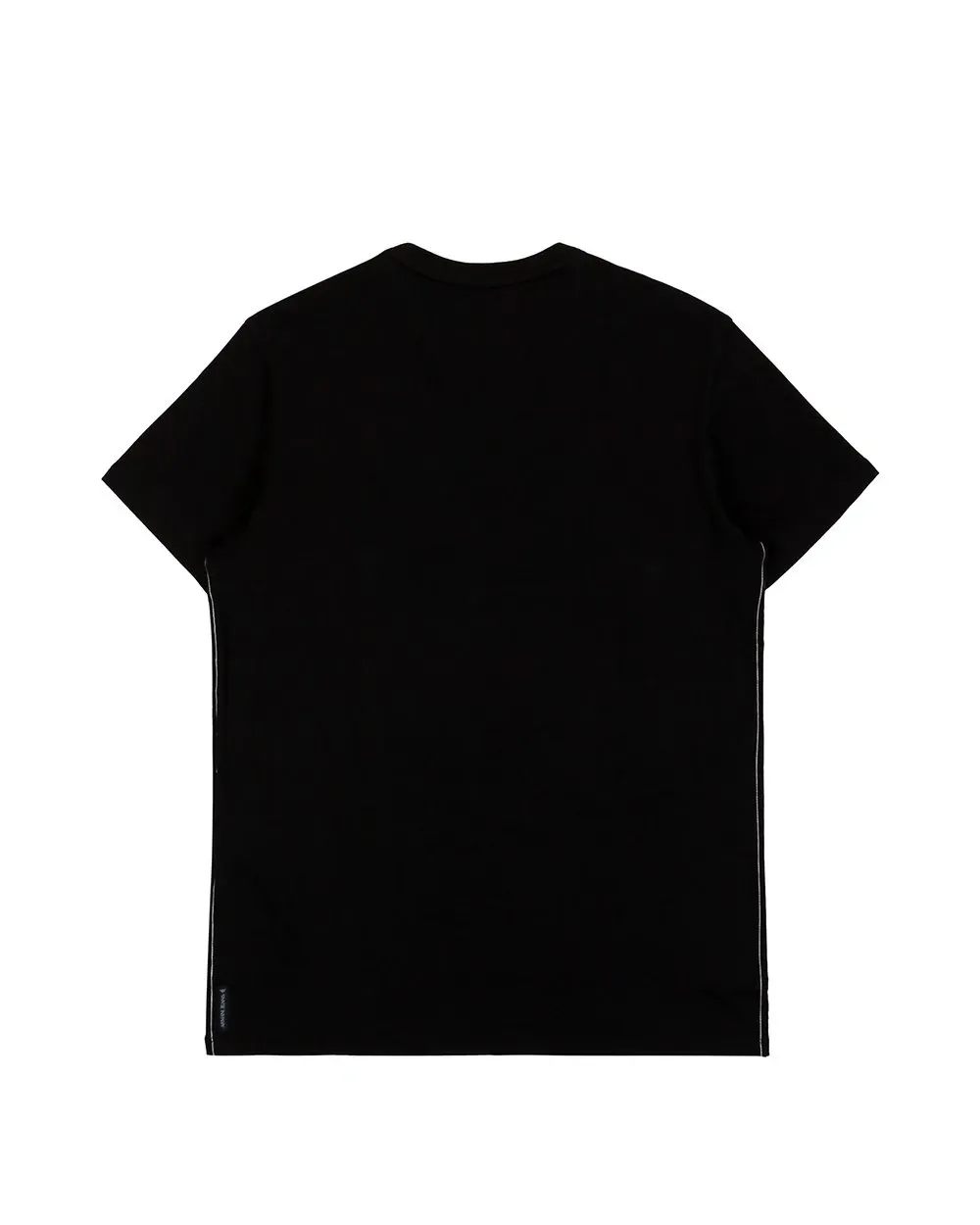 Open-Necked Black Shirt