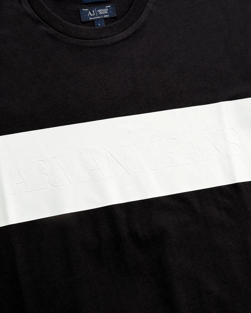 Open-Necked Black Shirt