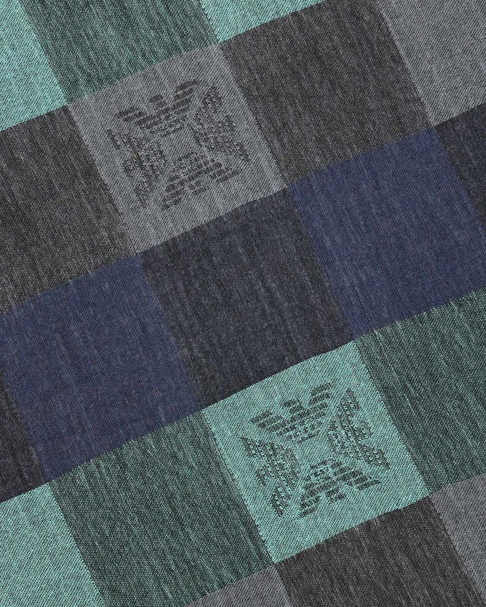 Logo Checkered Scarf