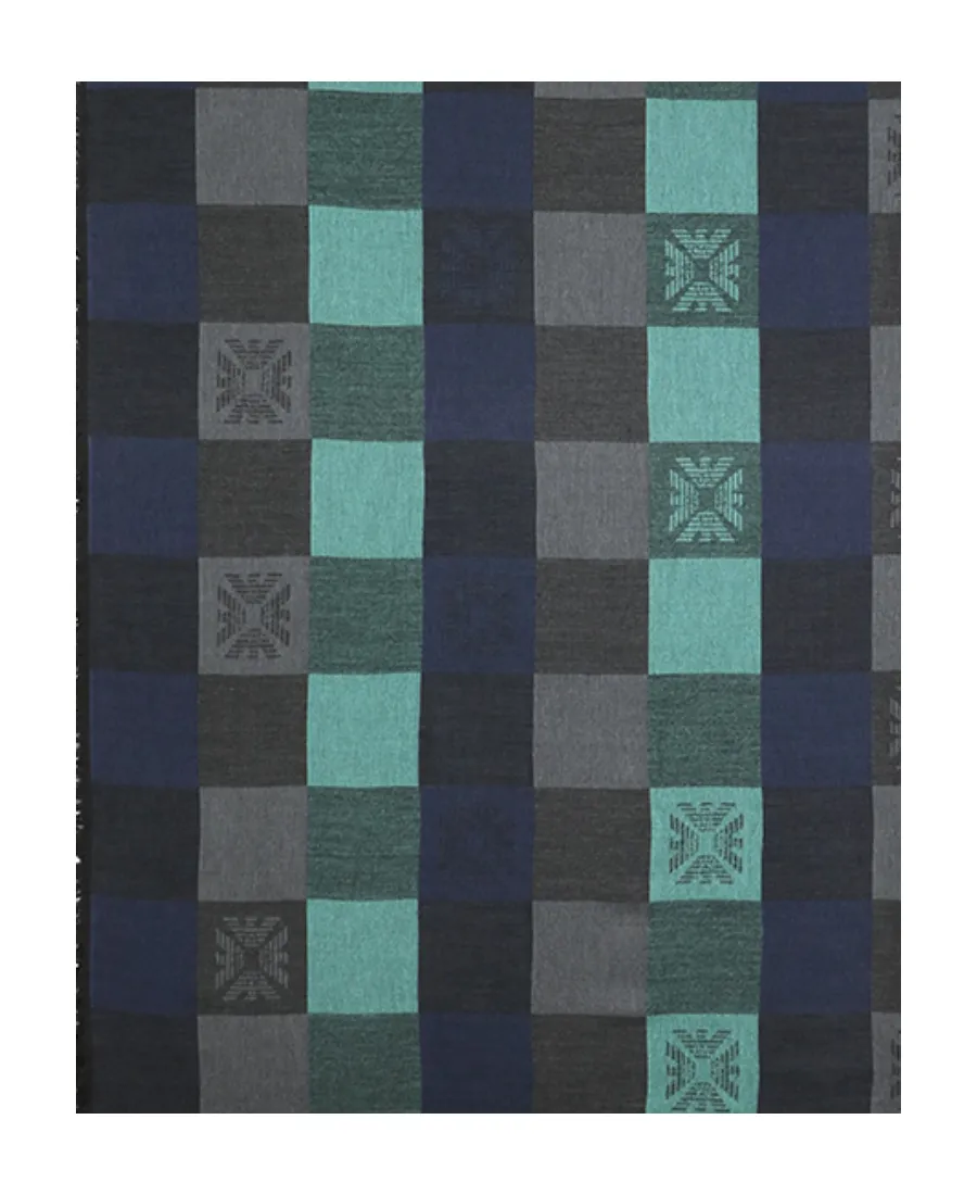 Logo Checkered Scarf