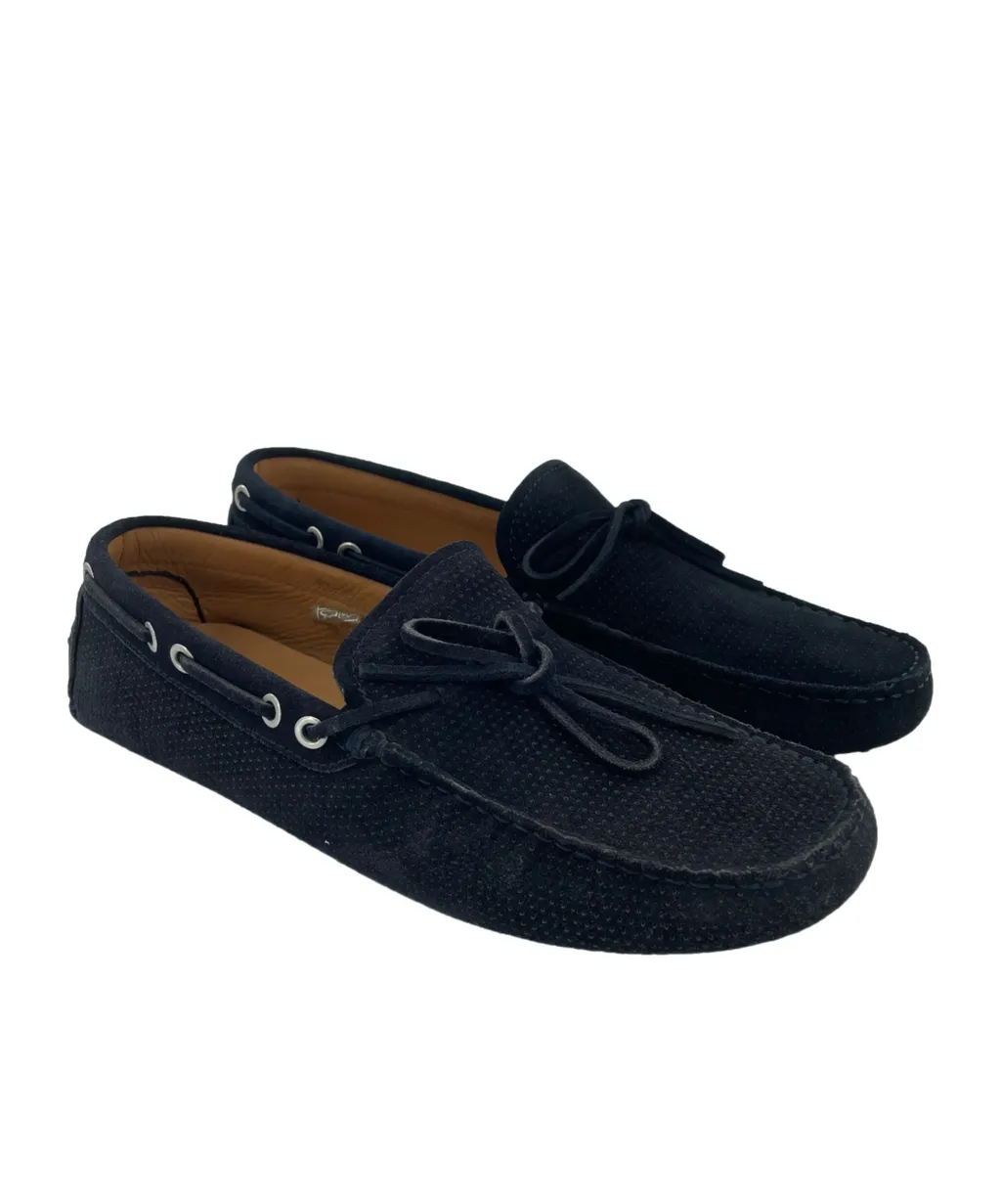 Lacing Round Head Loafers