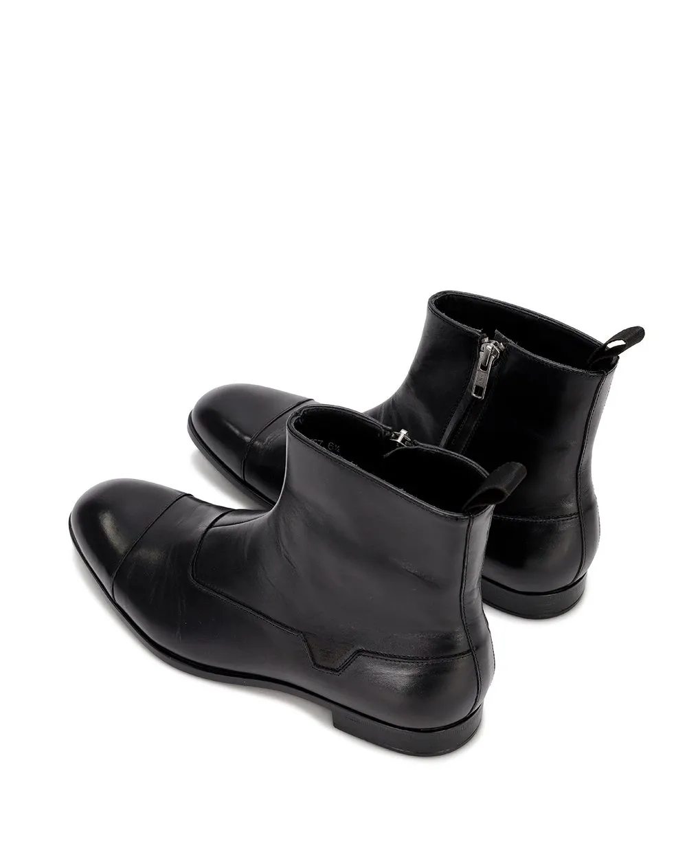 Zippered Boots