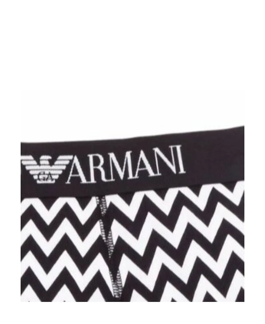 Black And White Fancy Printed Underwear