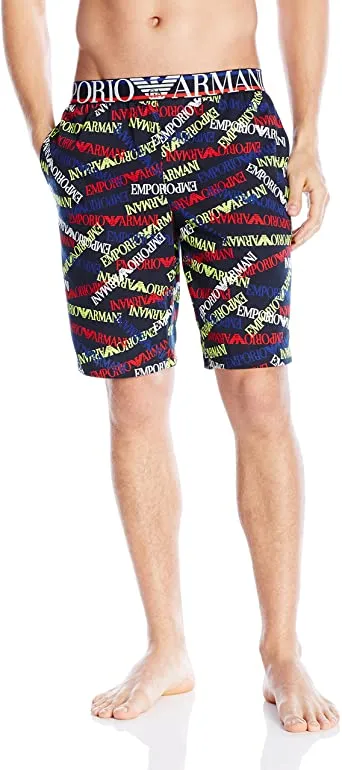 Pattern Printed Swimming Trunks