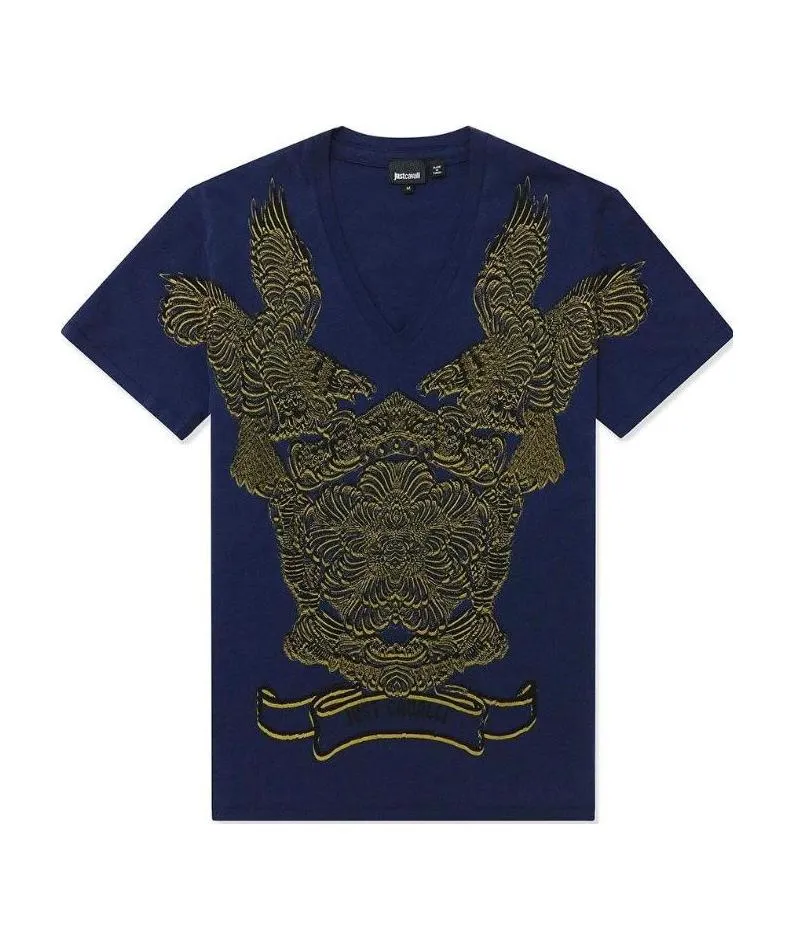 V-Collar Short-Sleeved T-Shirt