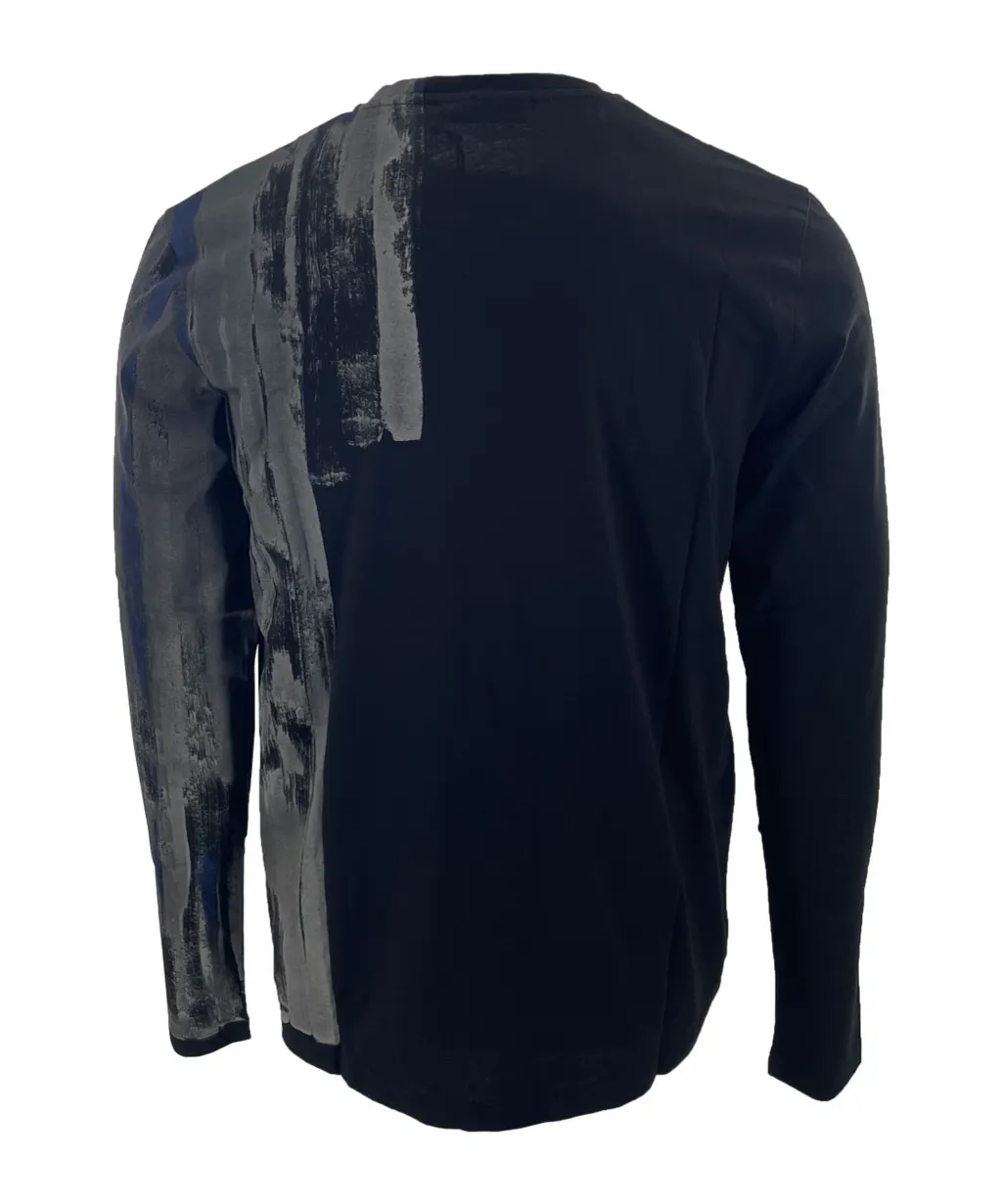 Round Collar And Long-Sleeved T-Shirt