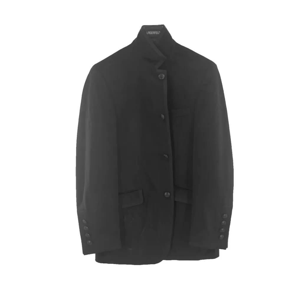 Single-Breasted Stand-Neck Casual Coat