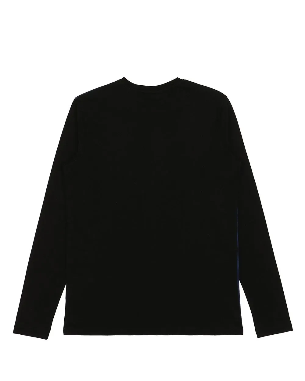 Printed Round-Collar Long-Sleeved T-Shirt
