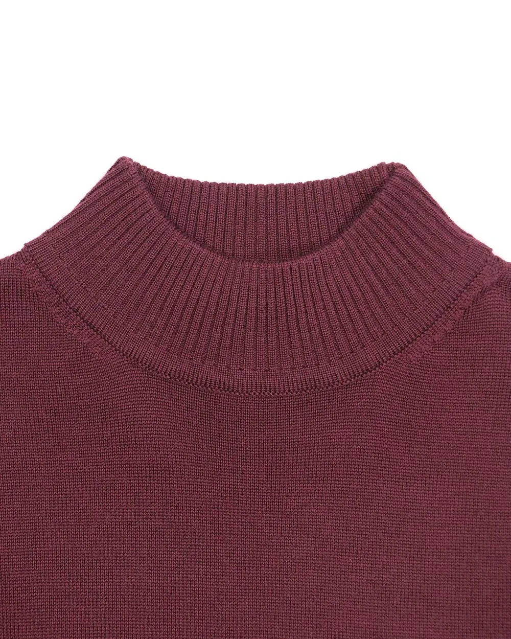 Long-Sleeved Knitted Pullover