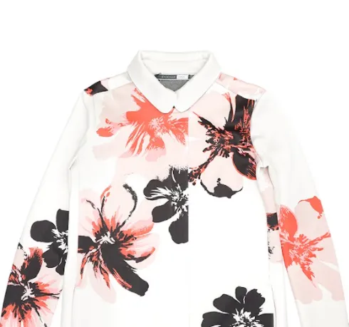 Lapel Printed Casual Jacket