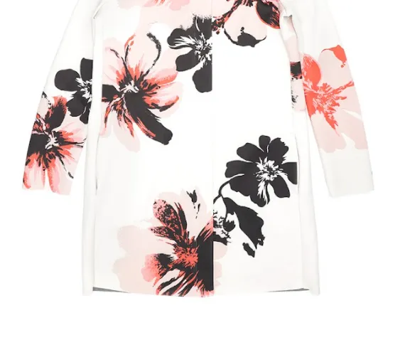 Lapel Printed Casual Jacket