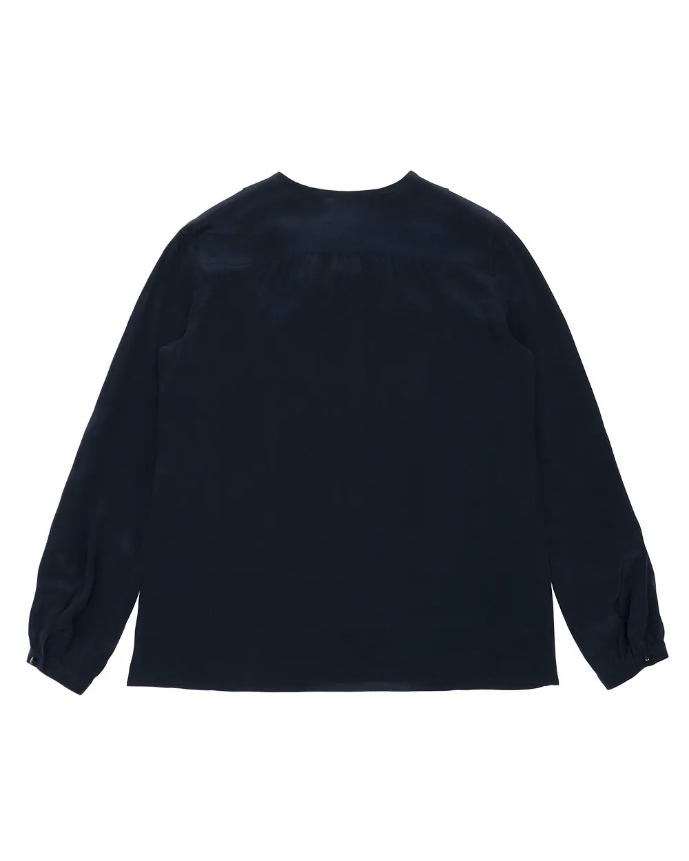 Dark Blue Ruffled Top