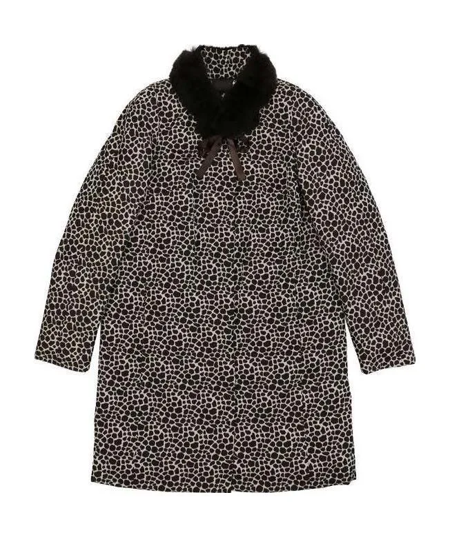 Leopard Print Long Overcoat