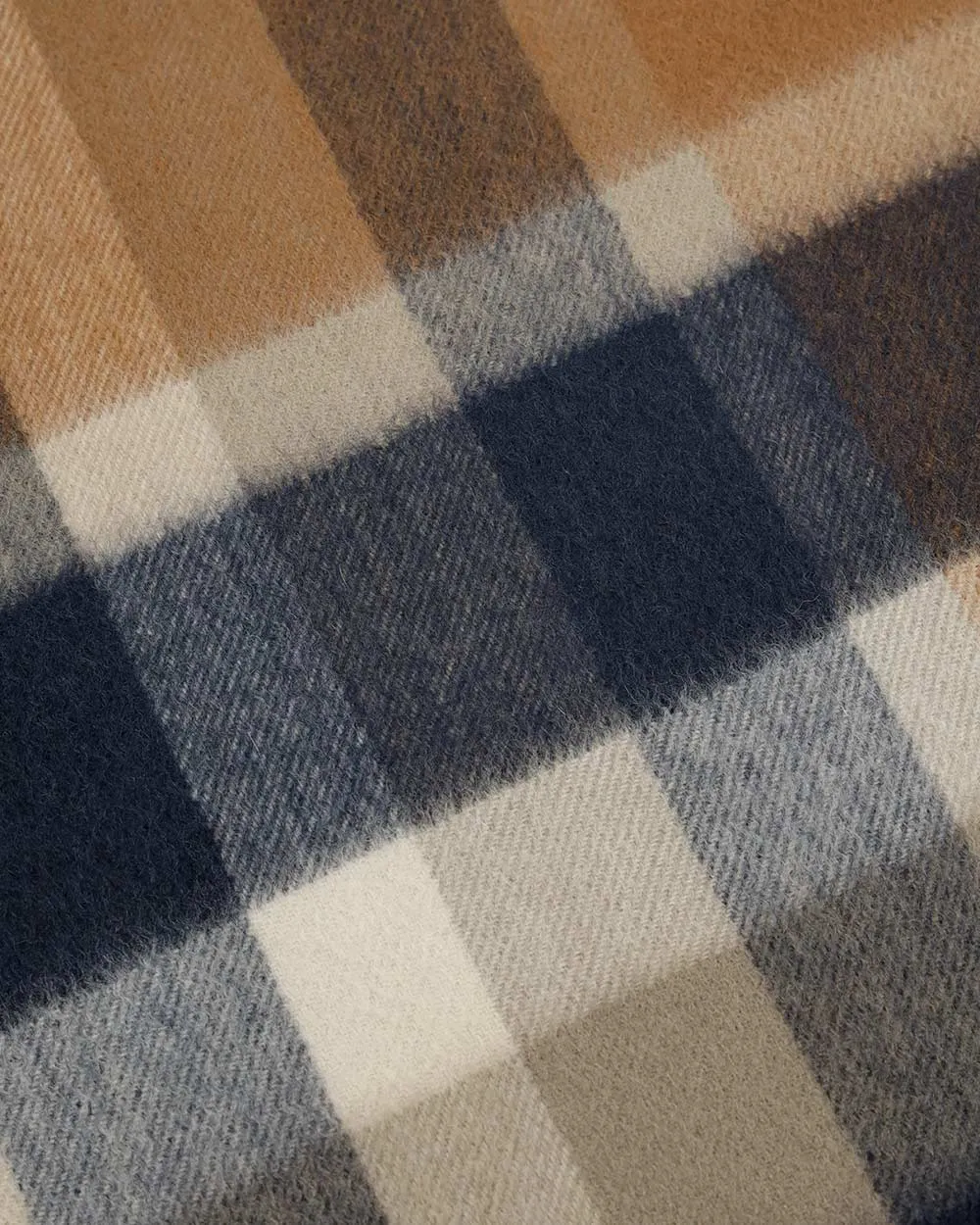 Checkered Fringed Scarf