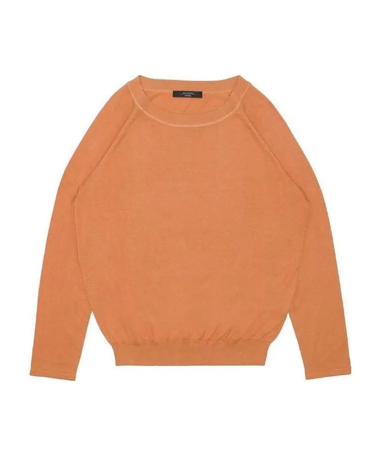 Round Collar Long Sleeve Sweater