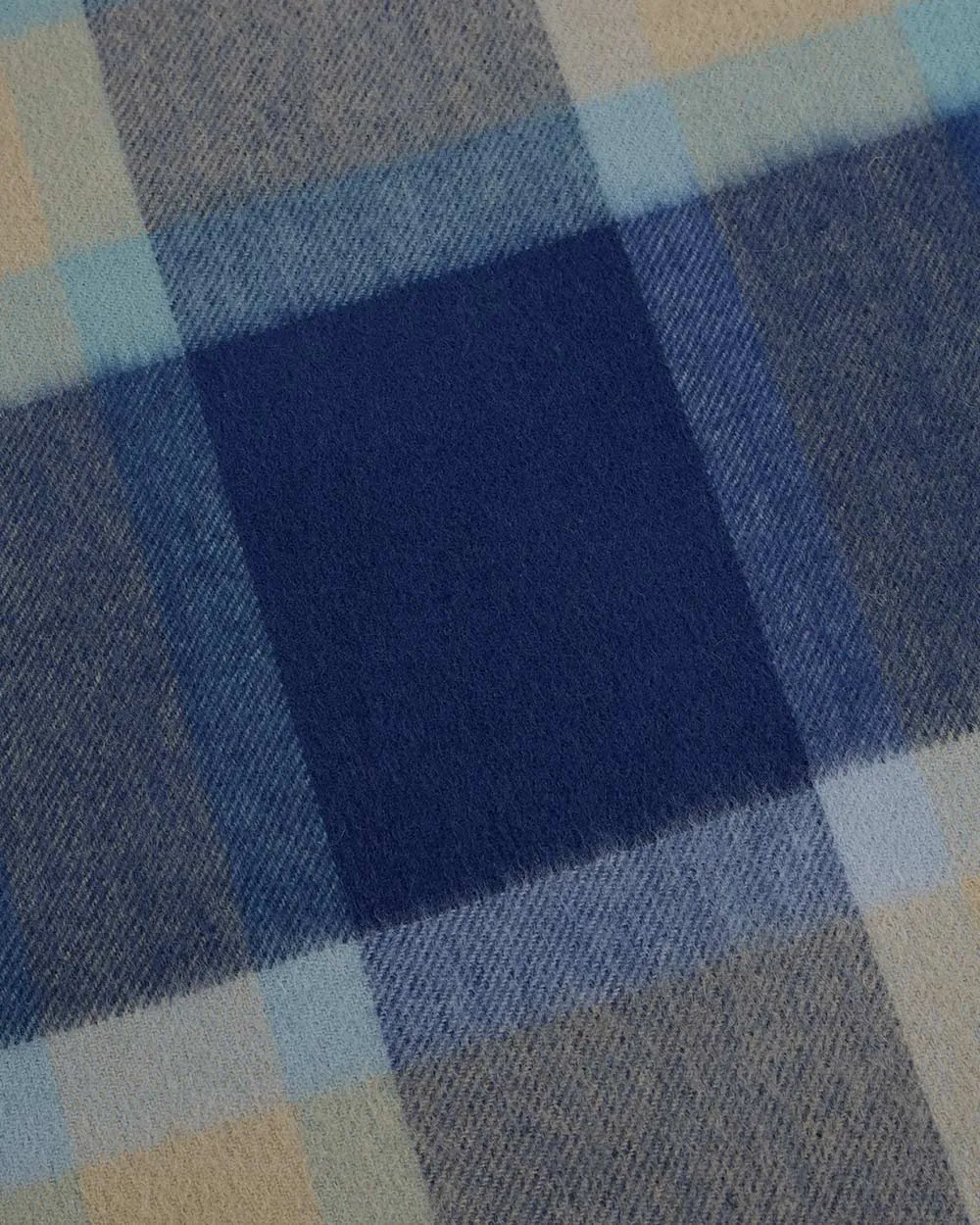 Checkered Fringed Scarf