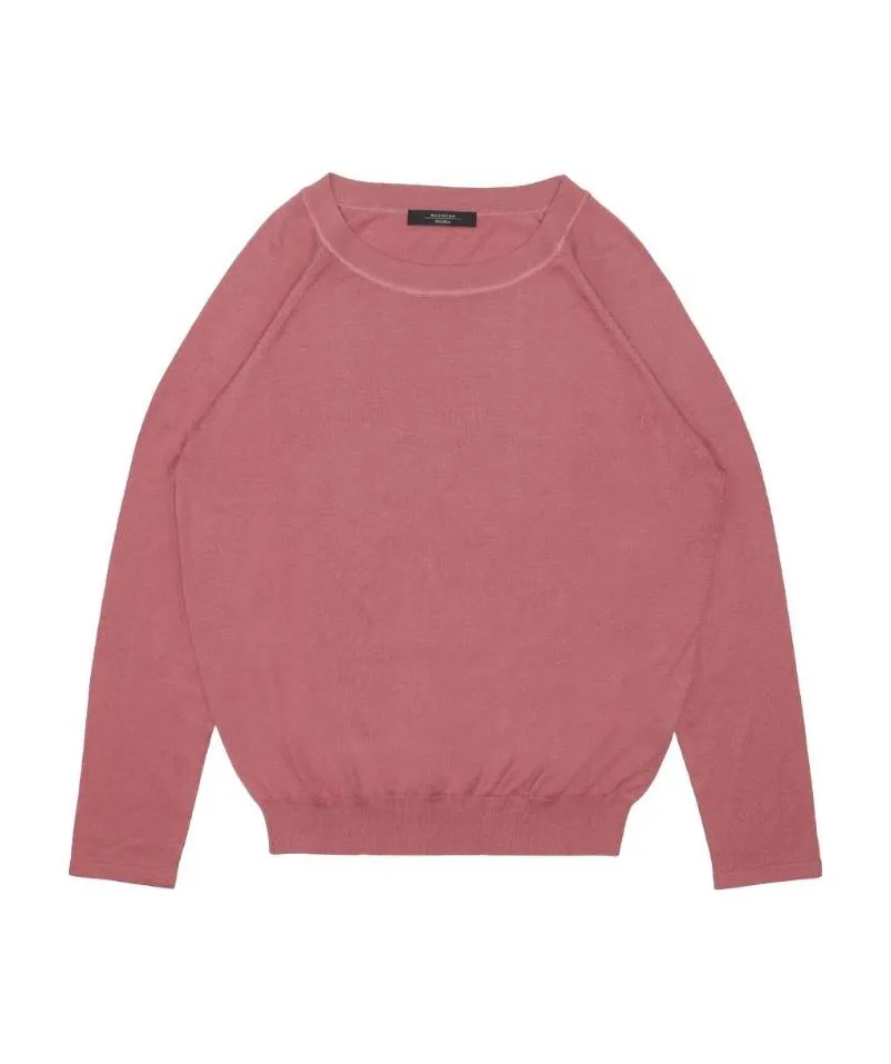 Round Collar Long Sleeve Sweater