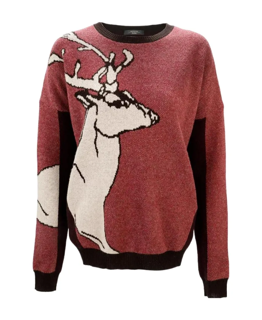 Round-Neck Long-Sleeved Pullover