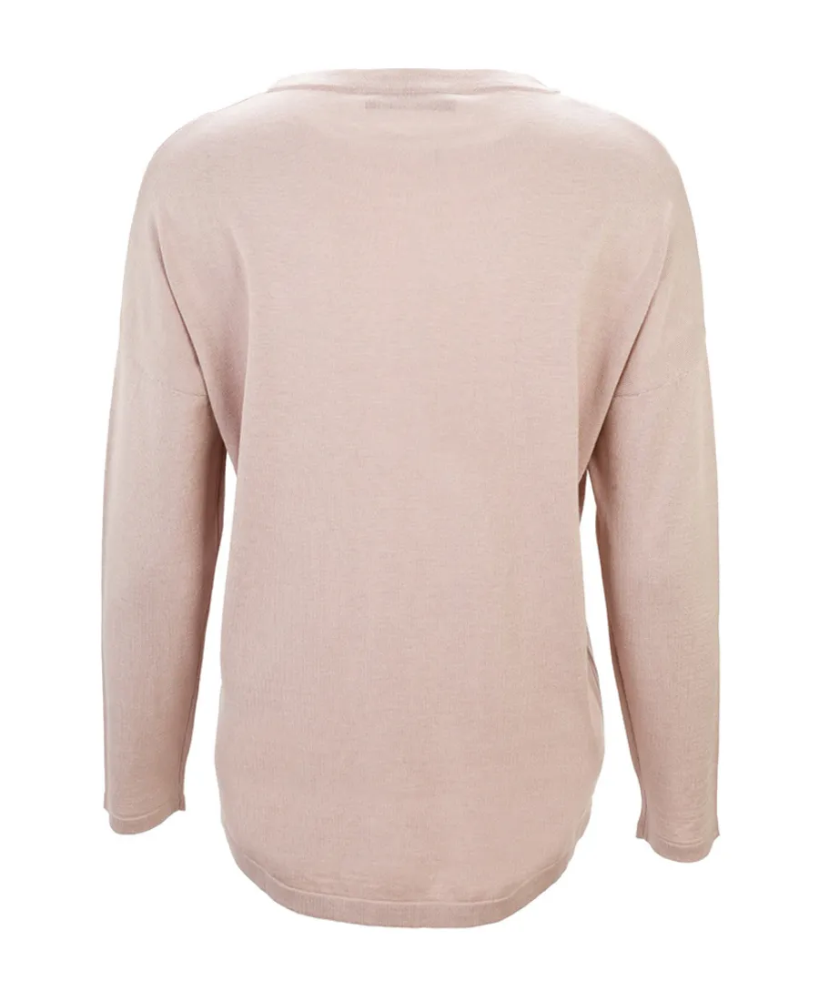 Round-Neck Long-Sleeved Pullover