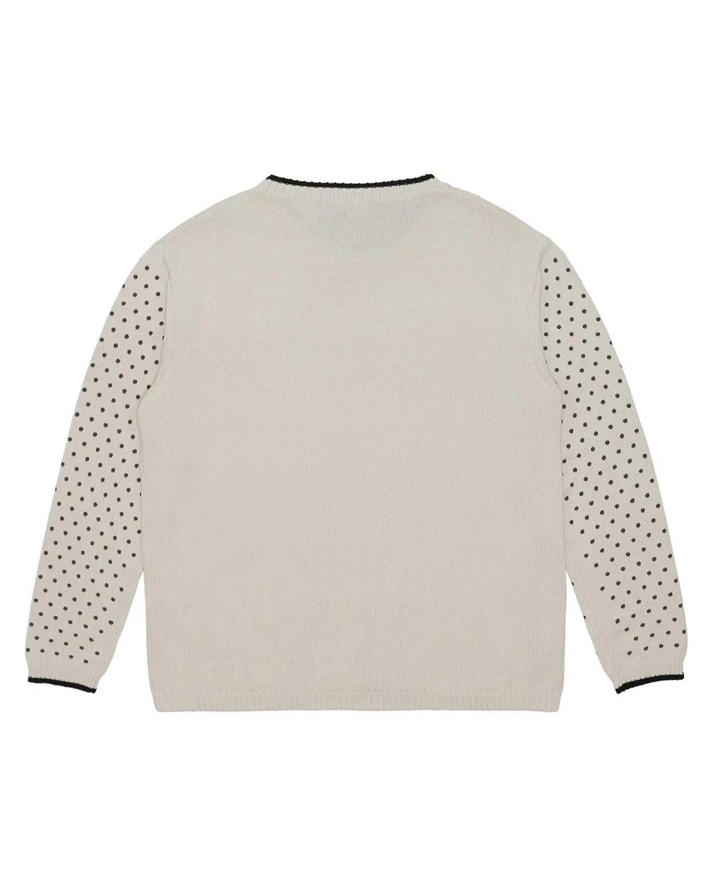 Polka Dot Printed Pullover