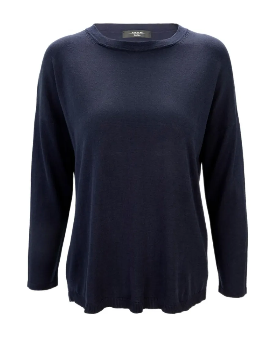 Round-Neck Long-Sleeved Pullover