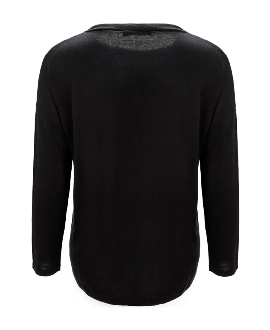 Round-Neck Long-Sleeved Pullover
