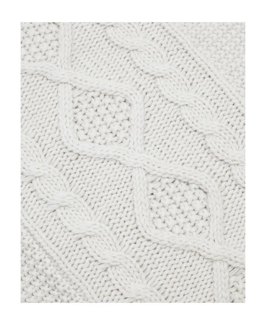 Round-Neck Long-Sleeved Knitted Sweater