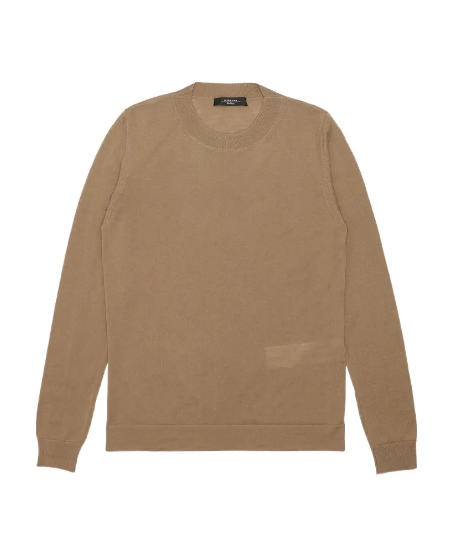 Round-Neck Long-Sleeved Pullover