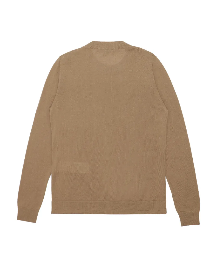 Round-Neck Long-Sleeved Pullover