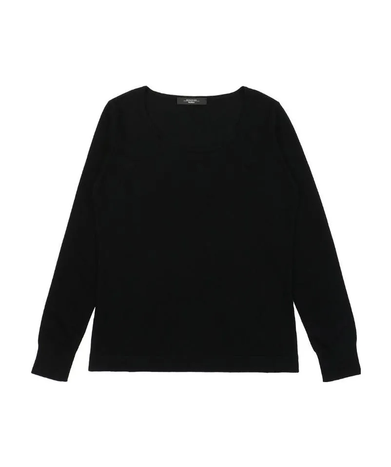 Round-Neck Long-Sleeved Pullover