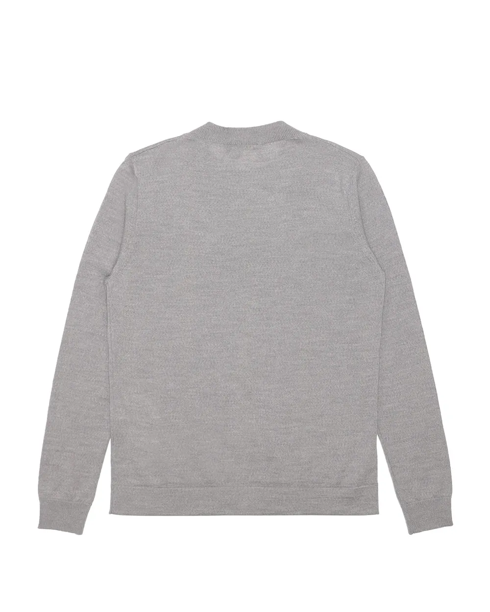 Round-Collar And Long-Sleeved Pullover