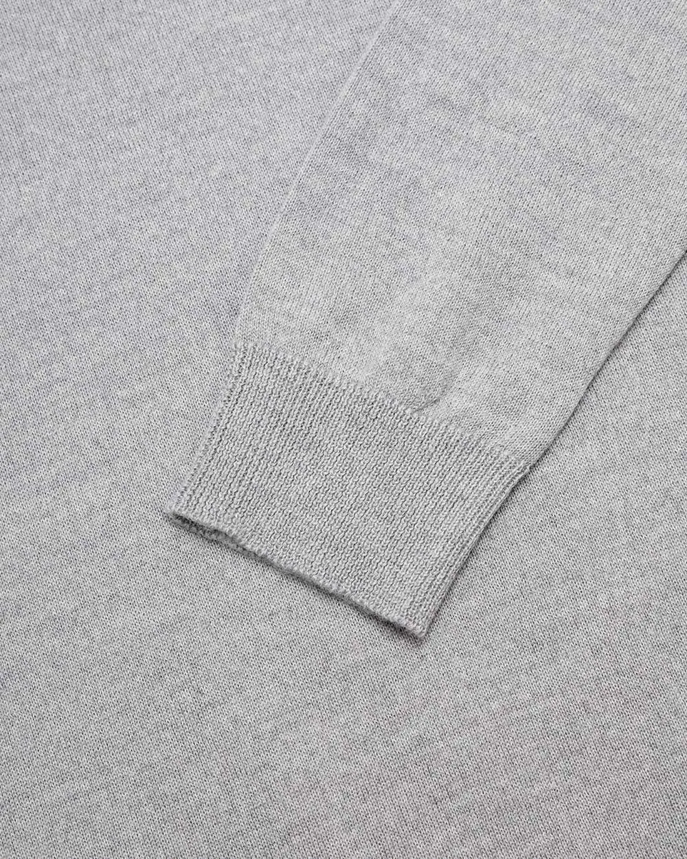Round-Collar And Long-Sleeved Pullover