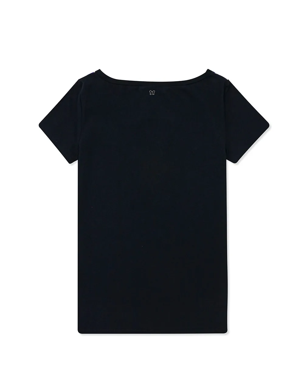 Round Collar Printed T-Shirt