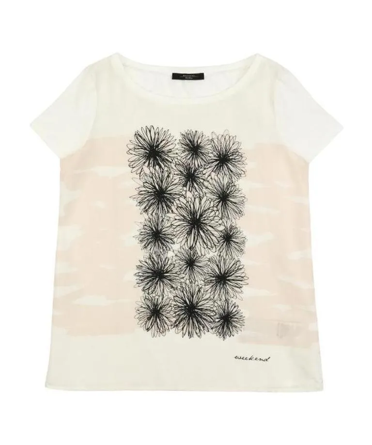 Printed T-Shirt With Round Neck