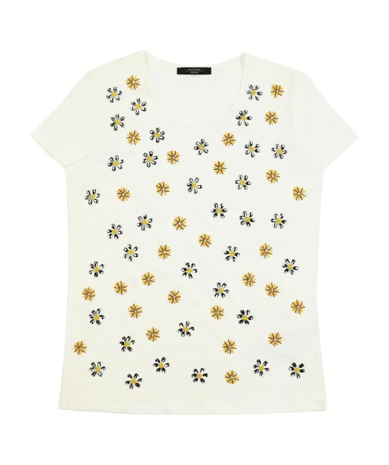 T-Shirt With Round Neck And Short Sleeves