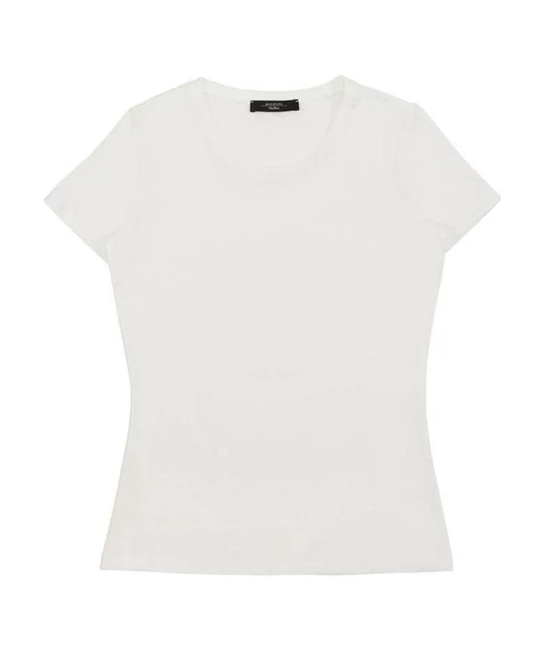 T-Shirt With Round Neck And Short Sleeves