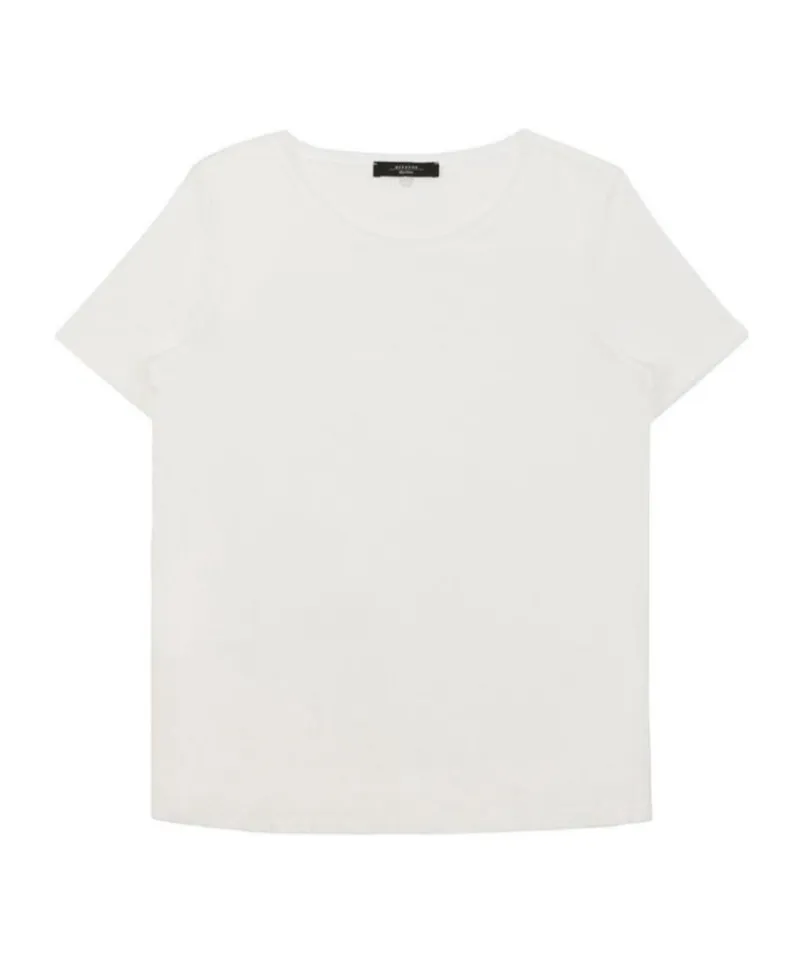 T-Shirt With Round Neck And Short Sleeves