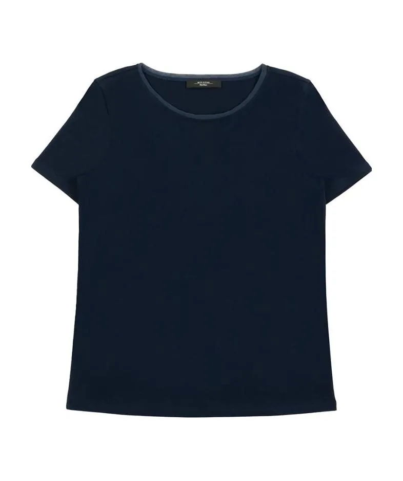 T-Shirt With Round Neck And Short Sleeves