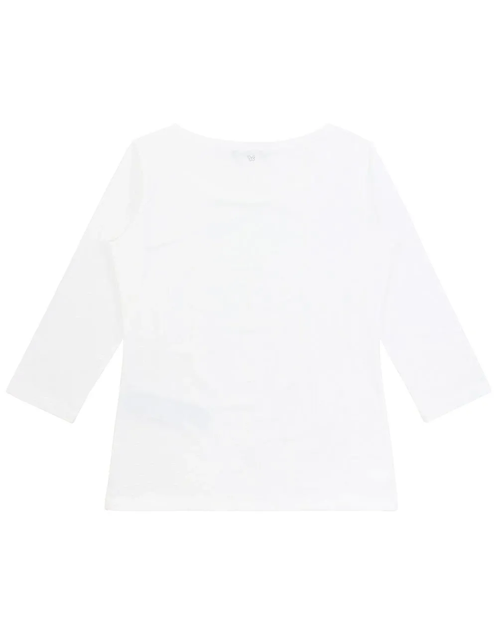 Round Collar And Long-Sleeved T-Shirt