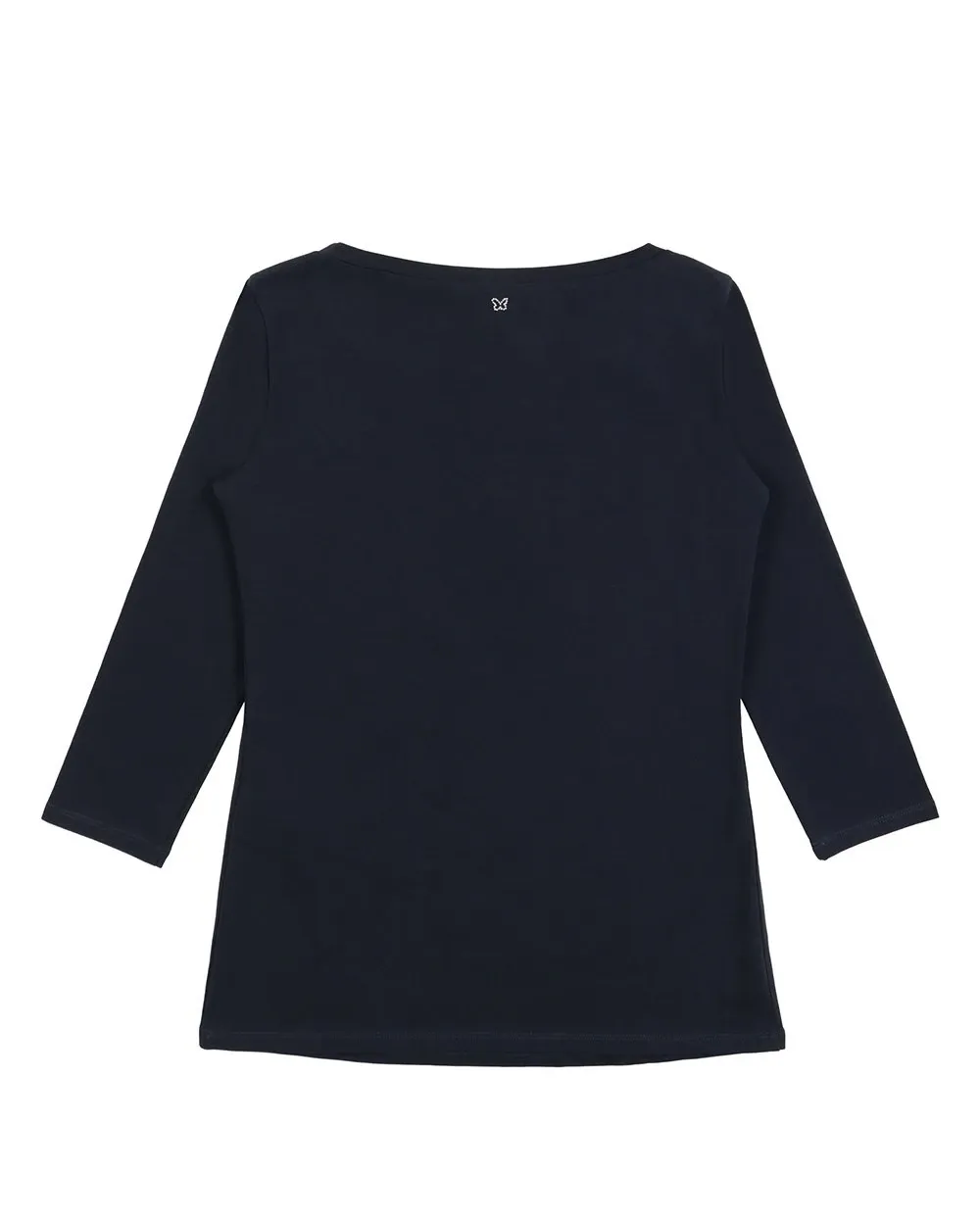 Round Collar And Long-Sleeved T-Shirt