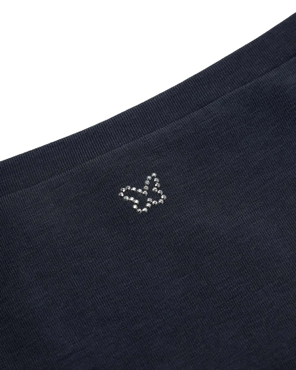 Round Collar And Long-Sleeved T-Shirt