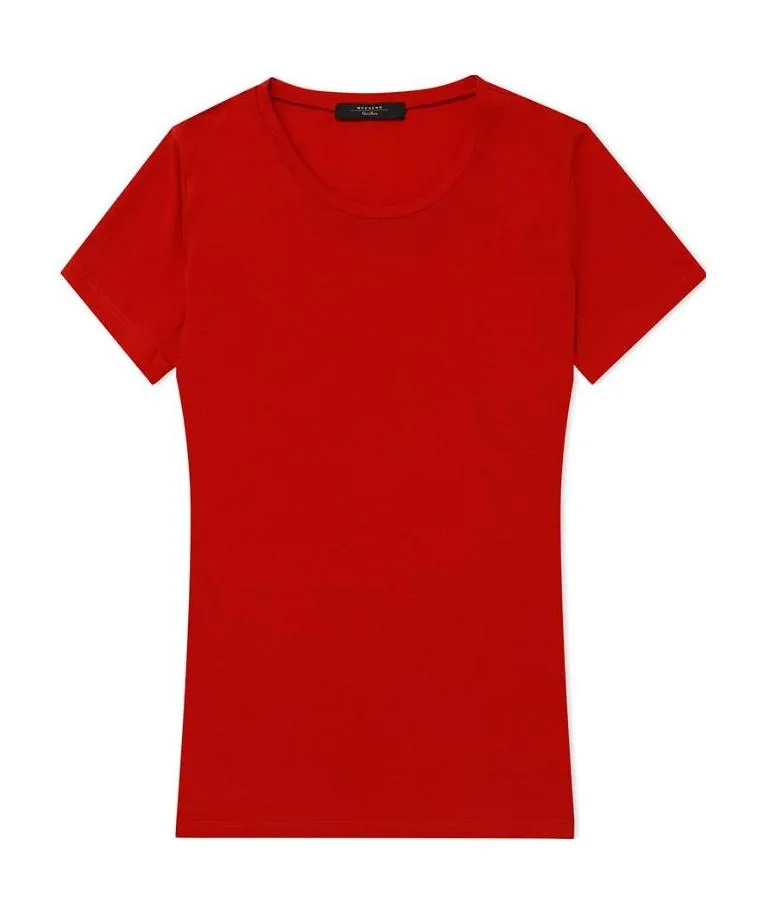T-Shirt With Round Neck And Short Sleeves