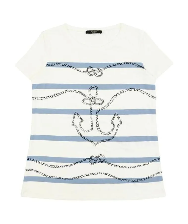 T-Shirt With Round Neck And Short Sleeves