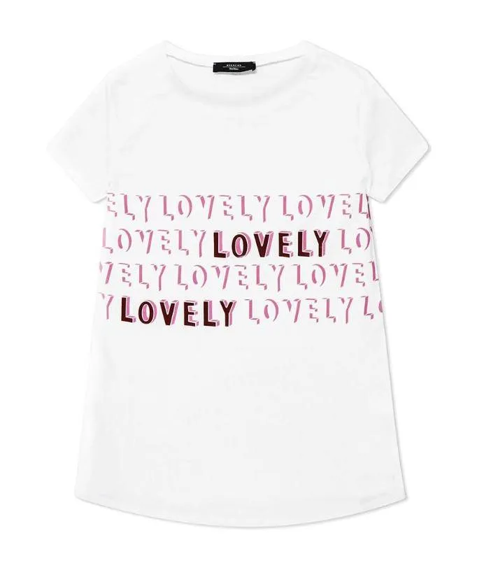 Printed T-Shirt With Round Neck
